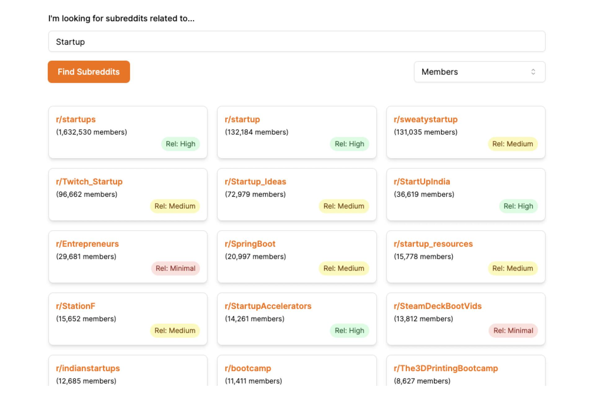 AI Subreddit Finder - Find Relevant Subreddits Fast